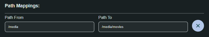 Radarr Path Mapping