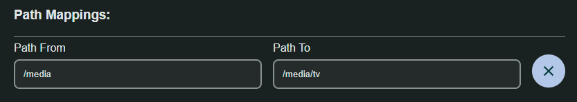 Sonarr Path Mapping