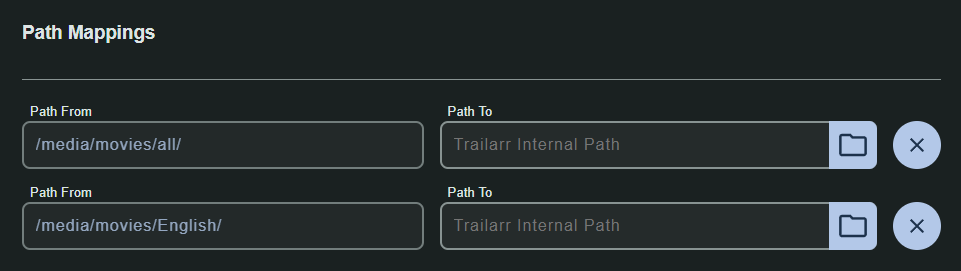 Connection - Add - Path Mappings