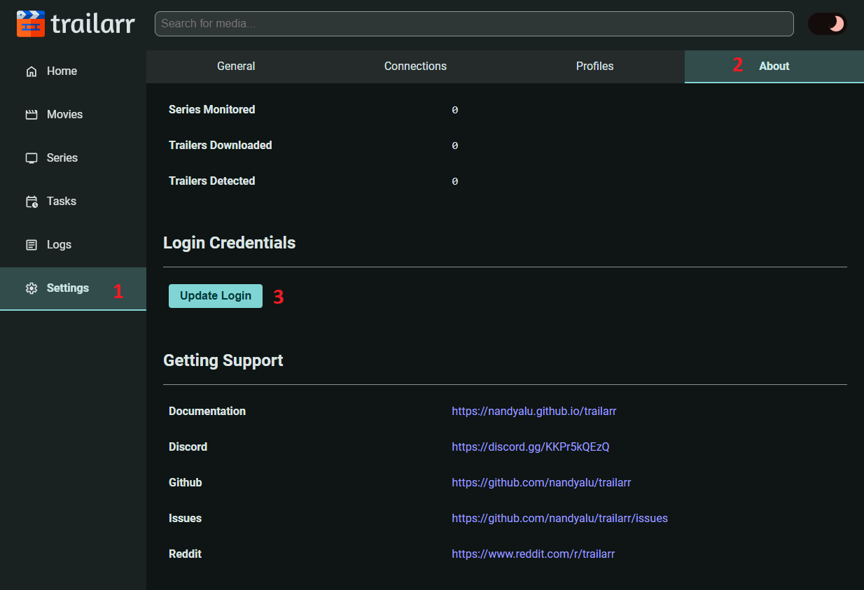 Update Login