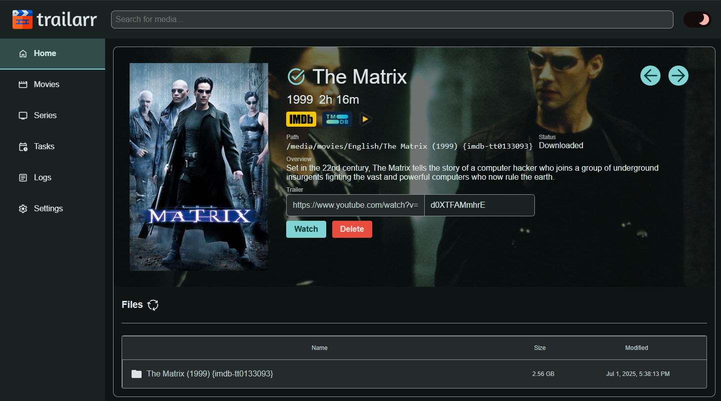 Library - Media Details